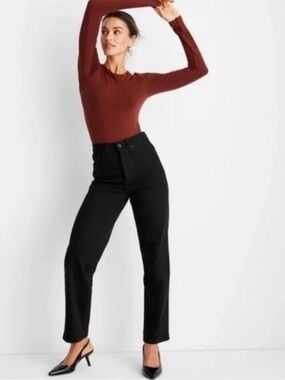 Universal Thread Black Highest Rise Straight Leg Women’s Jeans